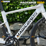  XE ĐẠP TOURING MAGICBROS S500 SHIMANO CLARIS, ĐÙM BẠC ĐẠN ARC, PHANH DẦU THỦY LỰC 