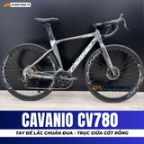  XE ĐẠP ĐUA CAVANIO CV780 TRỤC GIỮA CỐT RỖNG, CỐI NỔ LỚN, KHUNG NHÔM KHÔNG MỐI HÀN 