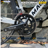  XE ĐẠP TOURING MAGICBROS S500 SHIMANO CLARIS, ĐÙM BẠC ĐẠN ARC, PHANH DẦU THỦY LỰC 