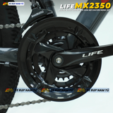  XE ĐẠP ĐỊA HÌNH LIFE MX2350 BÁNH 27.5 INCH, KHUNG NHÔM KHÔNG MỐI HÀN. PHUỘC NHÚN GIẢM XÓC 