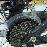  XE ĐẠP ĐỊA HÌNH LIFE MX2350 BÁNH 27.5 INCH, KHUNG NHÔM KHÔNG MỐI HÀN. PHUỘC NHÚN GIẢM XÓC 