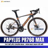  XE ĐẠP ĐUA PAPYLUS PR760 MAX TAY ĐỀ LẮC CHUẨN XE ĐUA, ĐÙM BẠC ĐẠN CỐI NỔ 