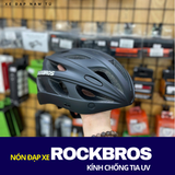  NÓN BẢO HIỂM XE ĐẠP ROCKBROS CAO CẤP, KÈM KÍNH CHỐNG UV 
