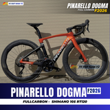  XE ĐẠP ROAD PINARELLO DOGMA F26 - GHI ĐÔNG CARBON, VÀNH CARBON PRINCETON, GROUP SHIMANO 105 CAO CẤP 