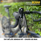  Xe Đạp Đua Makelen R200, Khung Sườn Nhôm, Tay Đề Lắc, Phanh Dĩa Chuẩn Xe Đua 