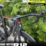  Xe đạp đua Twitter R12, Khung carbon, Group Retrospec 2x12 cấp 