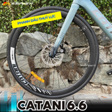  XE ĐẠP TOURING CATANI CA 6.6 - KHUNG ĐÚC NGUYÊN KHỐI, GROUP SHIMANO CLARIS, PHANH DẦU, CỐI NỔ LỚN 