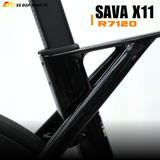  XE ĐẠP ĐUA SAVA X11 KHUNG CARBON (UCI), GROUP SHIMANO 105 NHẬT BẢN, ĐÙM BẠC ĐẠN CERAMIC 