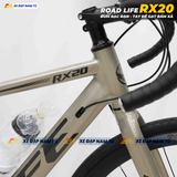  XE ĐẠP ĐUA LIFE RX20 TIẾNG NỔ LỚN, KHUNG THÉP KHÔNG MỐI HÀN 