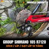  XE ĐẠP ĐUA PINARELLO DOGMA F14, GROUP SHIMANO 105 JAPAN, VÀNH CARBON PRINCETON 