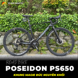  XE ĐẠP ĐUA POSEIDON PS650 - KHUNG ĐÚC NGUYÊN KHỐI, TAY ĐỀ LẮC, CỐI NỔ LỚN CHUẨN XE ĐUA 