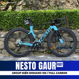  Xe Đạp Đua Nesto Gaur Fast – Full Carbon, Group Điện Shimano 105 R7170 Nhật Bản 