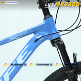  XE ĐẠP ĐỊA HÌNH LIFE MX2300 KHUNG NHÔM KHÔNG MỐI HÀN, PHUỘC NHÚN LÒ XO GIẢM XÓC 