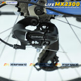  XE ĐẠP ĐỊA HÌNH LIFE MX2300 KHUNG NHÔM KHÔNG MỐI HÀN, PHUỘC NHÚN LÒ XO GIẢM XÓC 