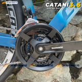  XE ĐẠP TOURING CATANI 3.6 KHUNG NHÔM KHÔNG MỐI HÀN, PHANH DẦU THỦY LỰC, SHIMANO ALTUS 