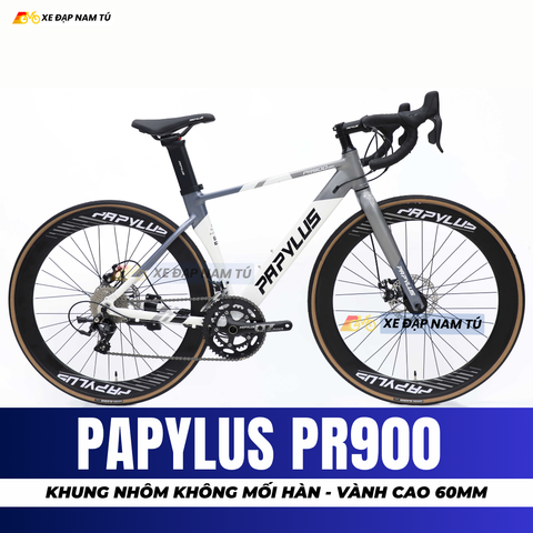  XE ĐẠP ĐUA PAPYLUS PR900 MAX TRỤC CỐT RỖNG, VÀNH CAO 60MM 