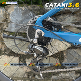 XE ĐẠP TOURING CATANI 3.6 KHUNG NHÔM KHÔNG MỐI HÀN, PHANH DẦU THỦY LỰC, SHIMANO ALTUS 