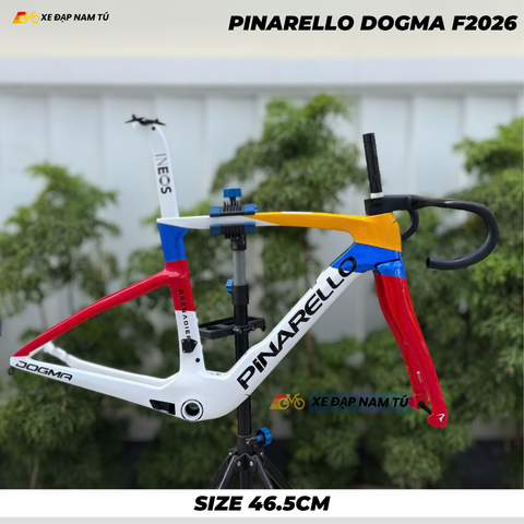  XE ĐẠP ROAD PINARELLO DOGMA F26 - GHI ĐÔNG CARBON, VÀNH CARBON PRINCETON, GROUP SHIMANO 105 CAO CẤP 