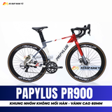  XE ĐẠP ĐUA PAPYLUS PR900 MAX TRỤC CỐT RỖNG, VÀNH CAO 60MM 
