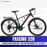  XE ĐẠP ĐỊA HÌNH FASCINO 328 KHUNG THÉP CƯỜNG LỰC, BỘ CHUYỂN ĐỘNG 3X7 
