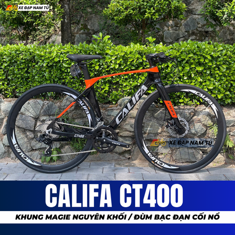  XE ĐẠP TOURING CALIFA CT400 – KHUNG NHÔM ĐÚC NGUYÊN KHỐI, CỐI NỔ LỚN, ĐÙM BẠC ĐẠN 