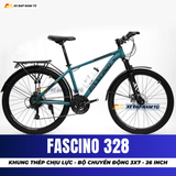  XE ĐẠP ĐỊA HÌNH FASCINO 328 KHUNG THÉP CƯỜNG LỰC, BỘ CHUYỂN ĐỘNG 3X7 