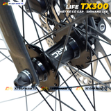  XE ĐẠP TOURING LIFE TX300 THIẾT KẾ CỔ GẬP THÔNG TIN, KHUNG SƯỜN KHÔNG MỐI HÀN 