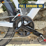  Xe Đạp Đua Twitter T10 Pro Full Group Shimano 105 R7120 – Full Carbon Cao Cấp 