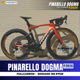  XE ĐẠP ROAD PINARELLO DOGMA F26 - GHI ĐÔNG CARBON, VÀNH CARBON PRINCETON, GROUP SHIMANO 105 CAO CẤP 