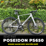  XE ĐẠP ĐUA POSEIDON PS650 - KHUNG ĐÚC NGUYÊN KHỐI, TAY ĐỀ LẮC, CỐI NỔ LỚN CHUẨN XE ĐUA 