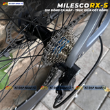  XE ĐẠP ĐUA MILESCO RX-S GHI ĐÔNG CÁ MẬP, TRỤC CỐT RỖNG, TAY ĐỀ LẮC 