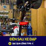  ĐÈN HẬU XE ĐẠP, DẠNG SẠC LẠI NHIỀU LẦN 