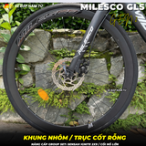  XE ĐẠP ROAD MILESCO GL-S gen 2 - NÂNG CẤP TRỤC CỐT RỖNG, GROUP SENSAH IGNITE, KHUNG NHÔM, CỐI NỔ LỚN 