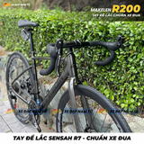  Xe Đạp Đua Makelen R200, Khung Sườn Nhôm, Tay Đề Lắc, Phanh Dĩa Chuẩn Xe Đua 