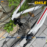  Xe Đạp Đua Twitter Smile Phanh C [2026], Khung Nhôm Siêu Nhẹ, Group Shimano Claris Nhật Bản 
