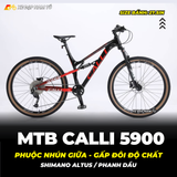  XE ĐẠP MTB CALLI 5900 BÁNH 27,5IN - PHANH DẦU THỦY LỰC, GROUP SHIMANO ALTUS 