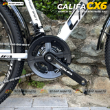  XE ĐẠP ĐỊA HÌNH CALIFA CX6 BÁNH 26INCH, BAGA CHỊU TẢI LỚN, DÈ CHẮN BÙN TRƯỚC SAU 