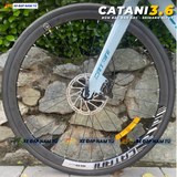  XE ĐẠP TOURING CATANI 3.6 KHUNG NHÔM KHÔNG MỐI HÀN, PHANH DẦU THỦY LỰC, SHIMANO ALTUS 