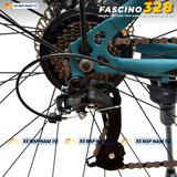  XE ĐẠP ĐỊA HÌNH FASCINO 328 KHUNG THÉP CƯỜNG LỰC, BỘ CHUYỂN ĐỘNG 3X7 