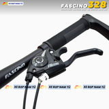  XE ĐẠP ĐỊA HÌNH FASCINO 328 KHUNG THÉP CƯỜNG LỰC, BỘ CHUYỂN ĐỘNG 3X7 