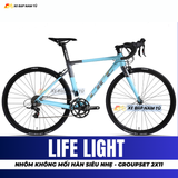  XE ĐẠP ĐUA LIFE LIGHT TRỤC GIỮA CỐT RỖNG, GROUPSET 2X11 