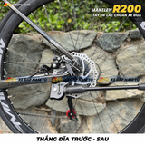  Xe Đạp Đua Makelen R200, Khung Sườn Nhôm, Tay Đề Lắc, Phanh Dĩa Chuẩn Xe Đua 