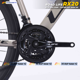  XE ĐẠP ĐUA LIFE RX20 TIẾNG NỔ LỚN, KHUNG THÉP KHÔNG MỐI HÀN 
