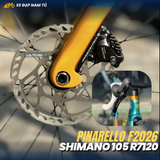  XE ĐẠP ĐUA PINARELLO DOGMA F26 [LẮP RÁP] GROUP SHIMANO 105 R7120 JAPAN, VÀNH CARBON PRINCETON 