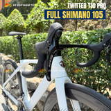  Xe Đạp Đua Twitter T10 Pro Full Group Shimano 105 R7120 – Full Carbon Cao Cấp 