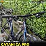  XE ĐẠP TOURING CATANI CA PRO BÁNH 700C KÈM DÈ VÀ BAGA SAU 
