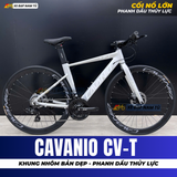  XE ĐẠP TOURING CAVANIO CR-T KHUNG NHÔM KHÔNG MỐI HÀN, CỐI NỔ LỚN, PHANH DẦU THỦY LỰC 