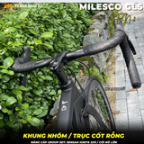  XE ĐẠP ROAD MILESCO GL-S gen 2 - NÂNG CẤP TRỤC CỐT RỖNG, GROUP SENSAH IGNITE, KHUNG NHÔM, CỐI NỔ LỚN 