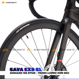  Xe Đạp Đua SAVA EX8 SL 2026 - Khung Nhôm Cao Cấp hơn 9kg, Group Shimano 105 R7120 Nhật Bản 