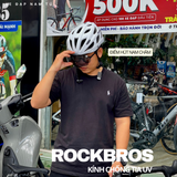  NÓN BẢO HIỂM XE ĐẠP ROCKBROS CAO CẤP, KÈM KÍNH CHỐNG UV 